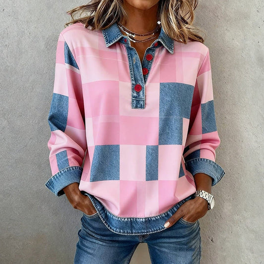 Teresa | Blusa Cuadros Vintage