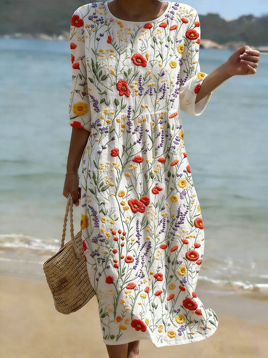 Nicole | Vestido de Flores