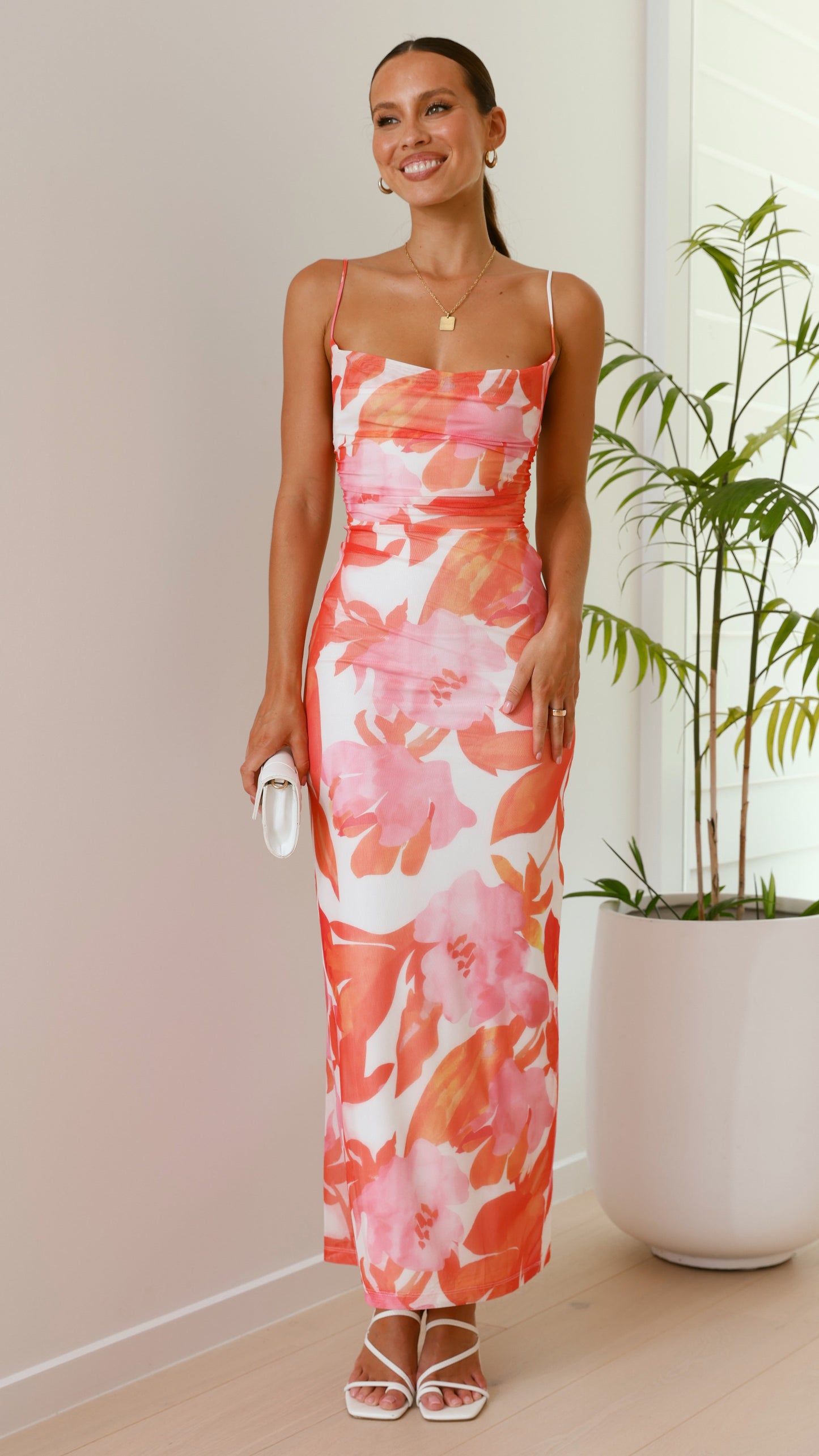Ashley — Vestido Largo con Estampado Floral