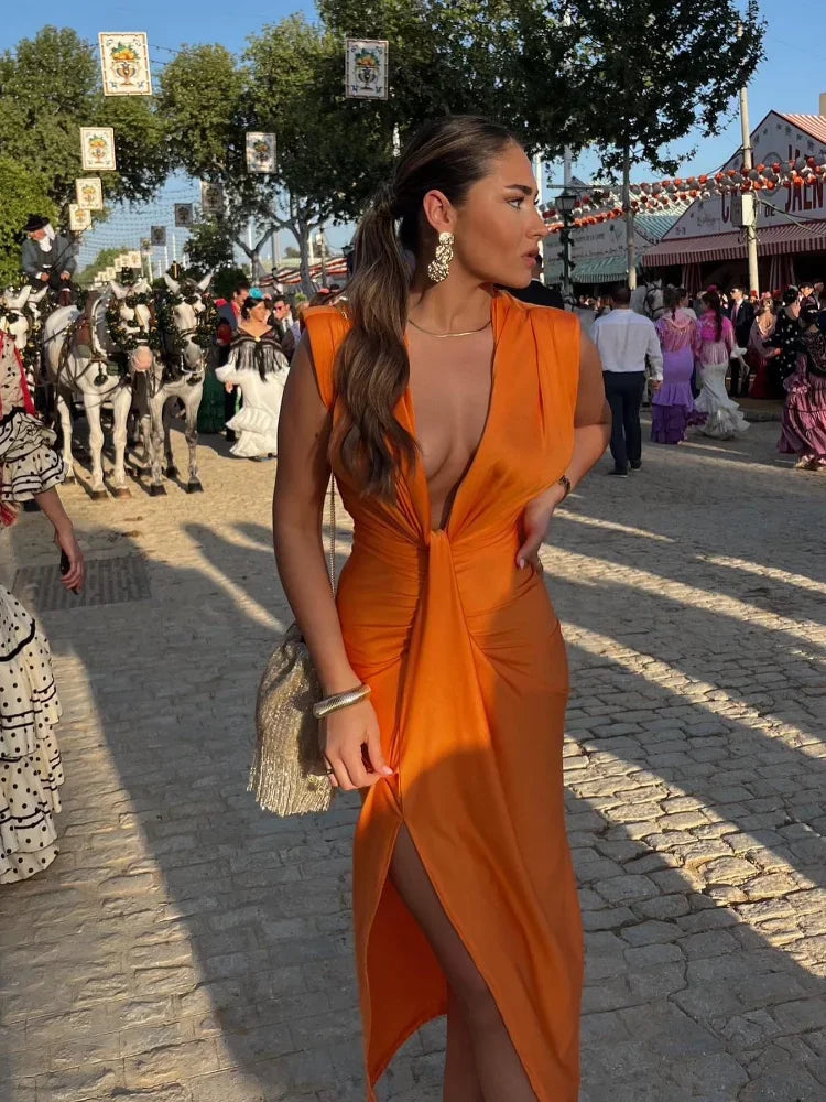 Lily — Vestido Plisado Elegante