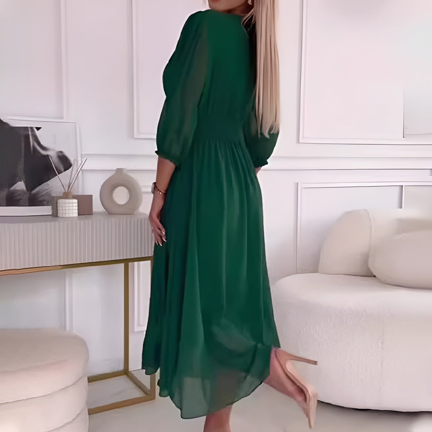 Nia — Vestido Elegante Cruzado