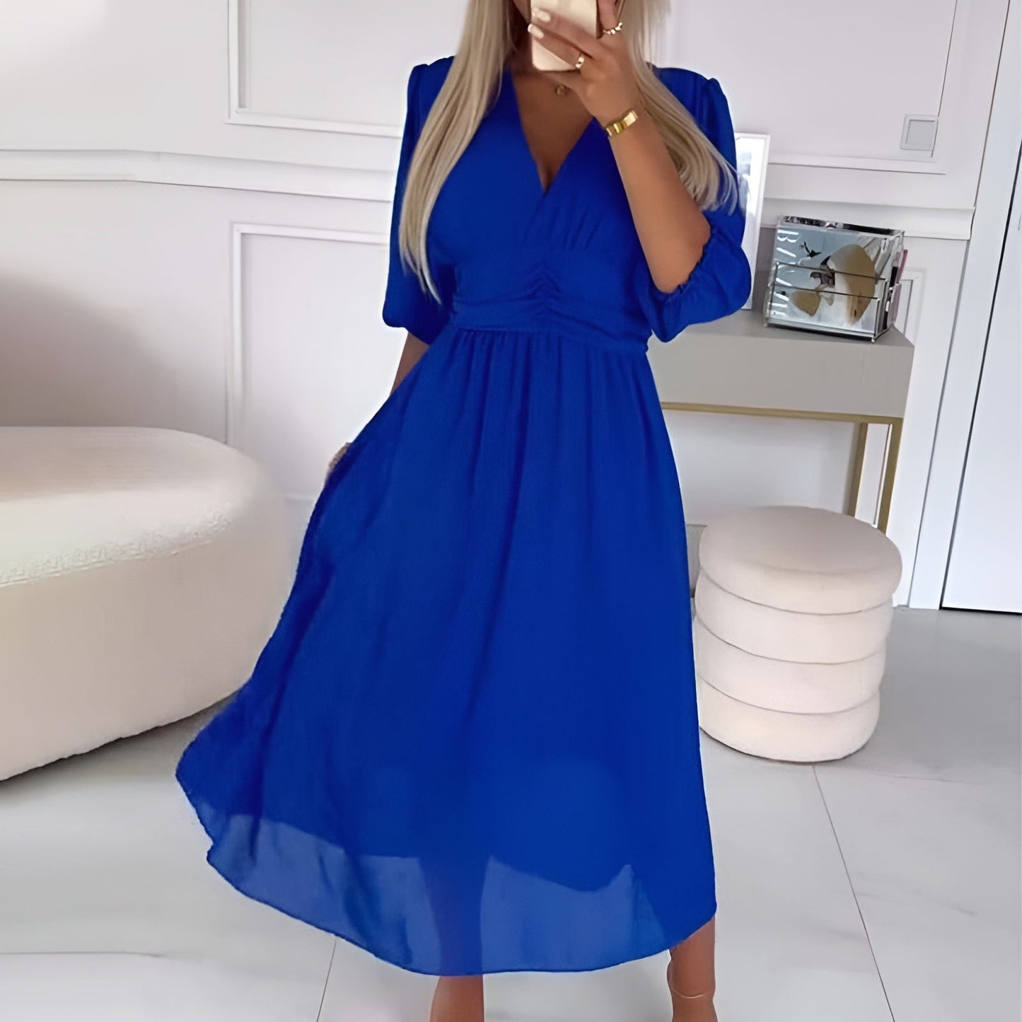 Nia — Vestido Elegante Cruzado