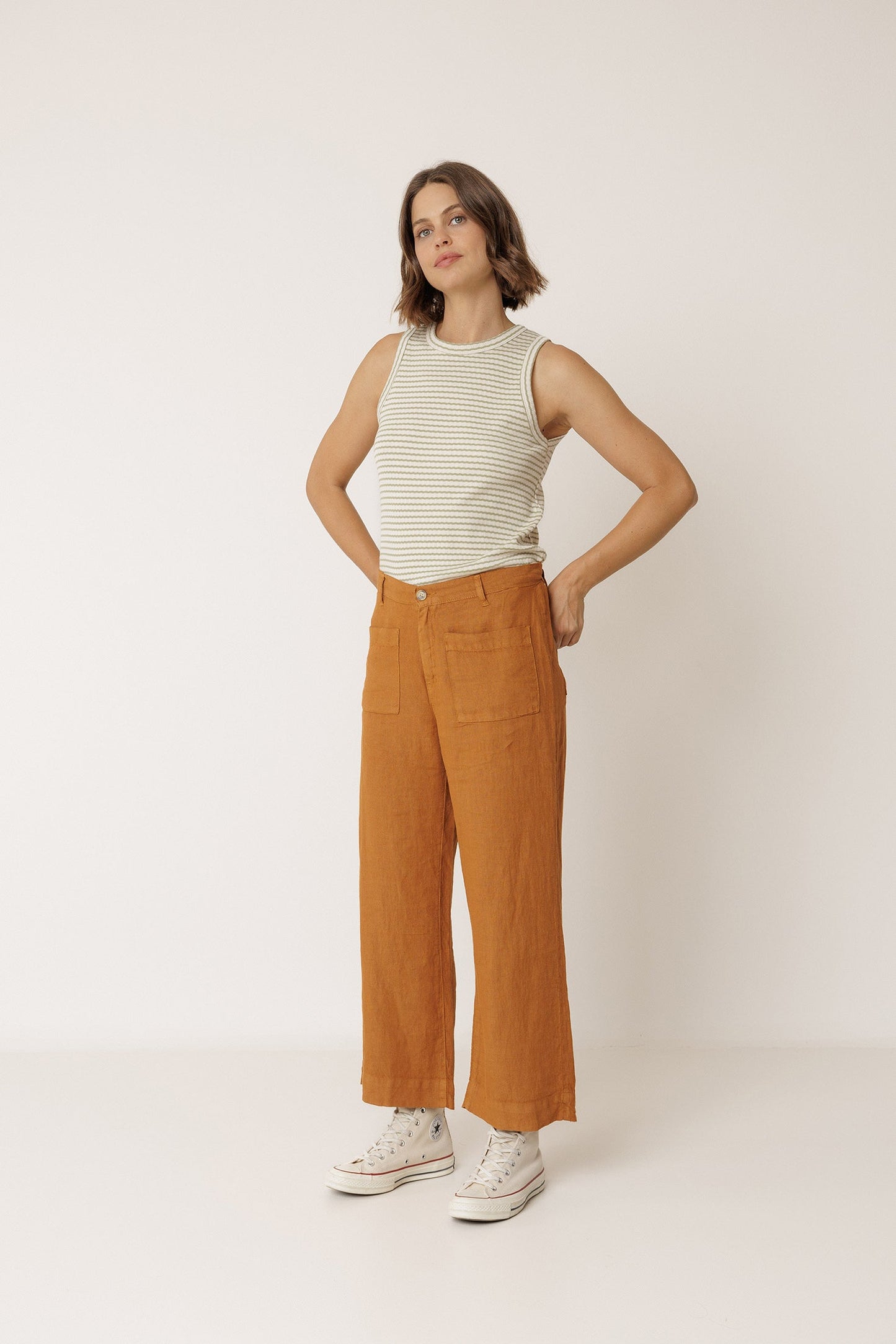 PANTALÓN FLUIDO DE LINO
