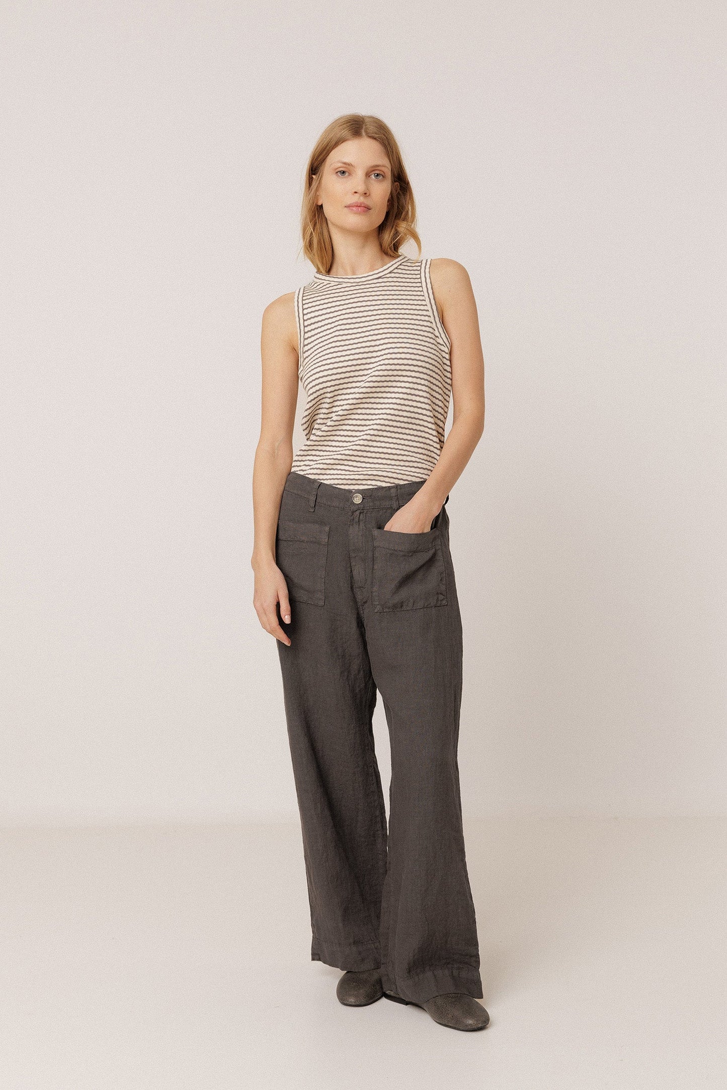 PANTALÓN FLUIDO DE LINO