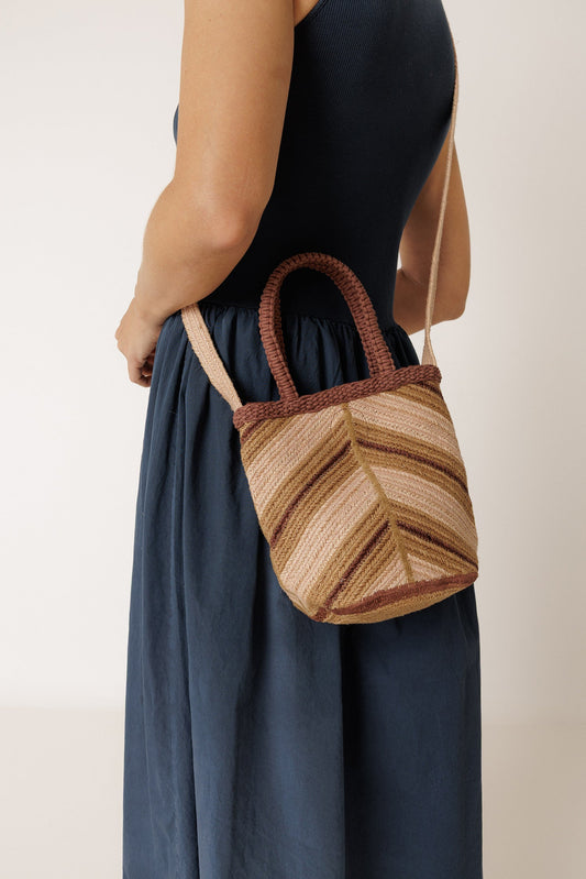 MINI BOLSO BOMBONERA RAFIA